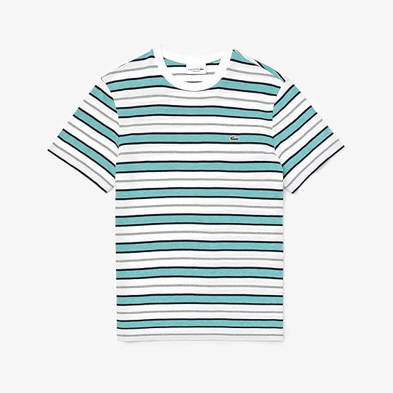 lacoste striped t shirt mens