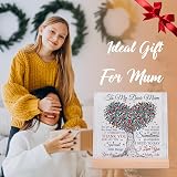 Niyewsor Acrylic Plaque Gift for Mum from Daughter Son Desk Decor Birthday view 3