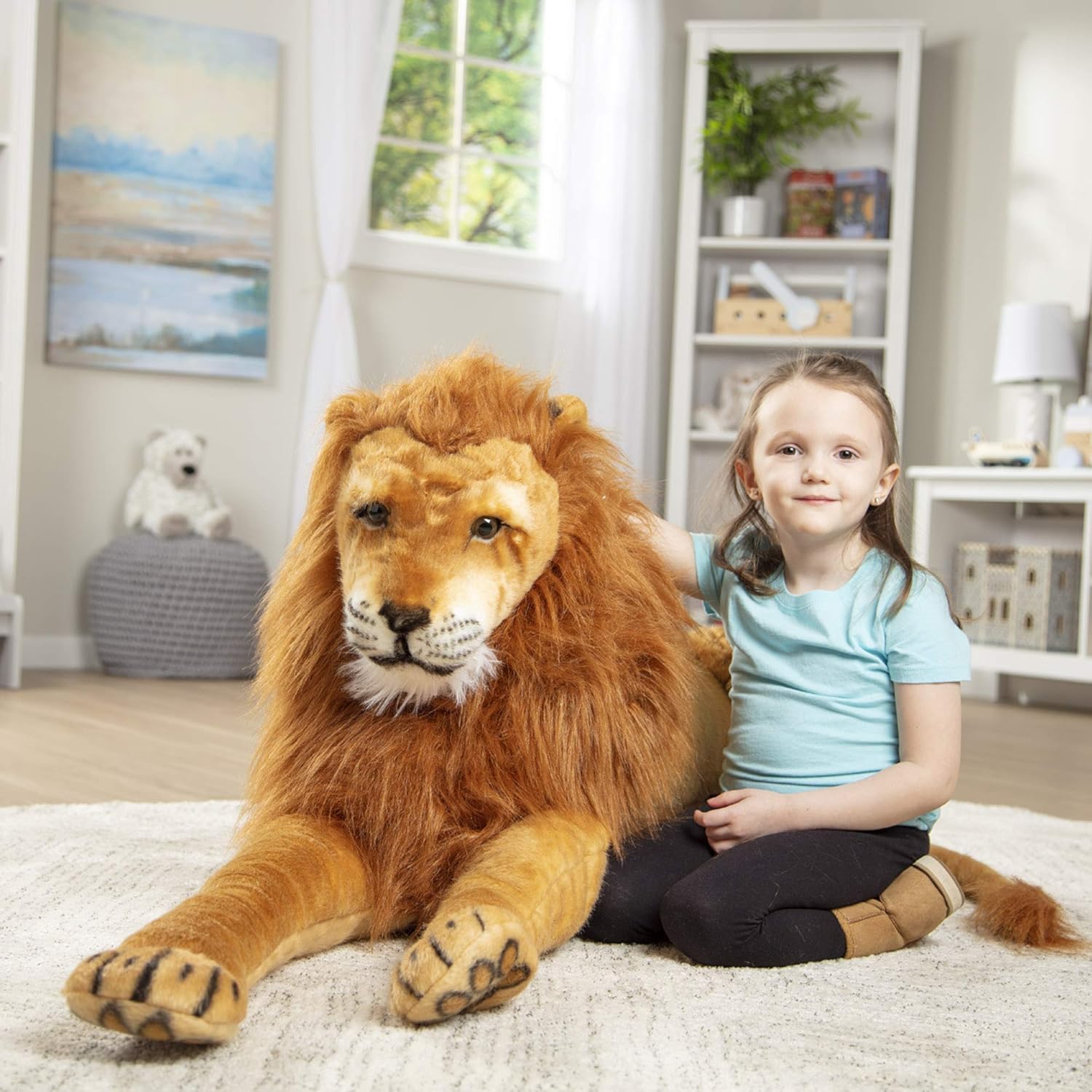 melissa and doug giant lion