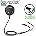 SoundBot SB360 Bluetooth 4.0 Car Kit Hands-Free Wireless Talking & Music Streaming Dongle w/ 10W Dual Port 2.1A USB Charger + Magnetic Mounts + Built-in 3.5mm Aux Cable