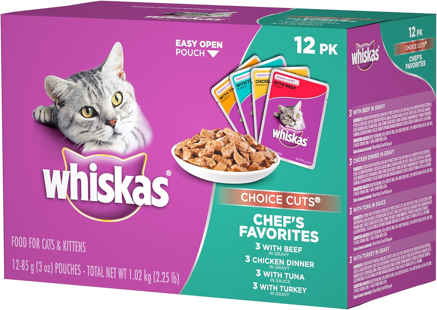 whiskas seafood selections pouches