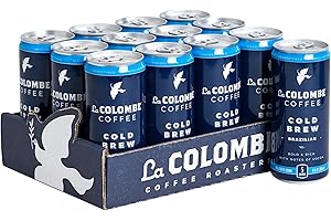 La Colombe Brazilian Cold Brew - 9 Fl. Oz. 12 Pack - 100% Arabica, Single-Origin, Cold Pressed Espresso Coffee, 15 Calories, Double-Filtered, Bold & Rich Coffee, 120mg Natural Caffeine