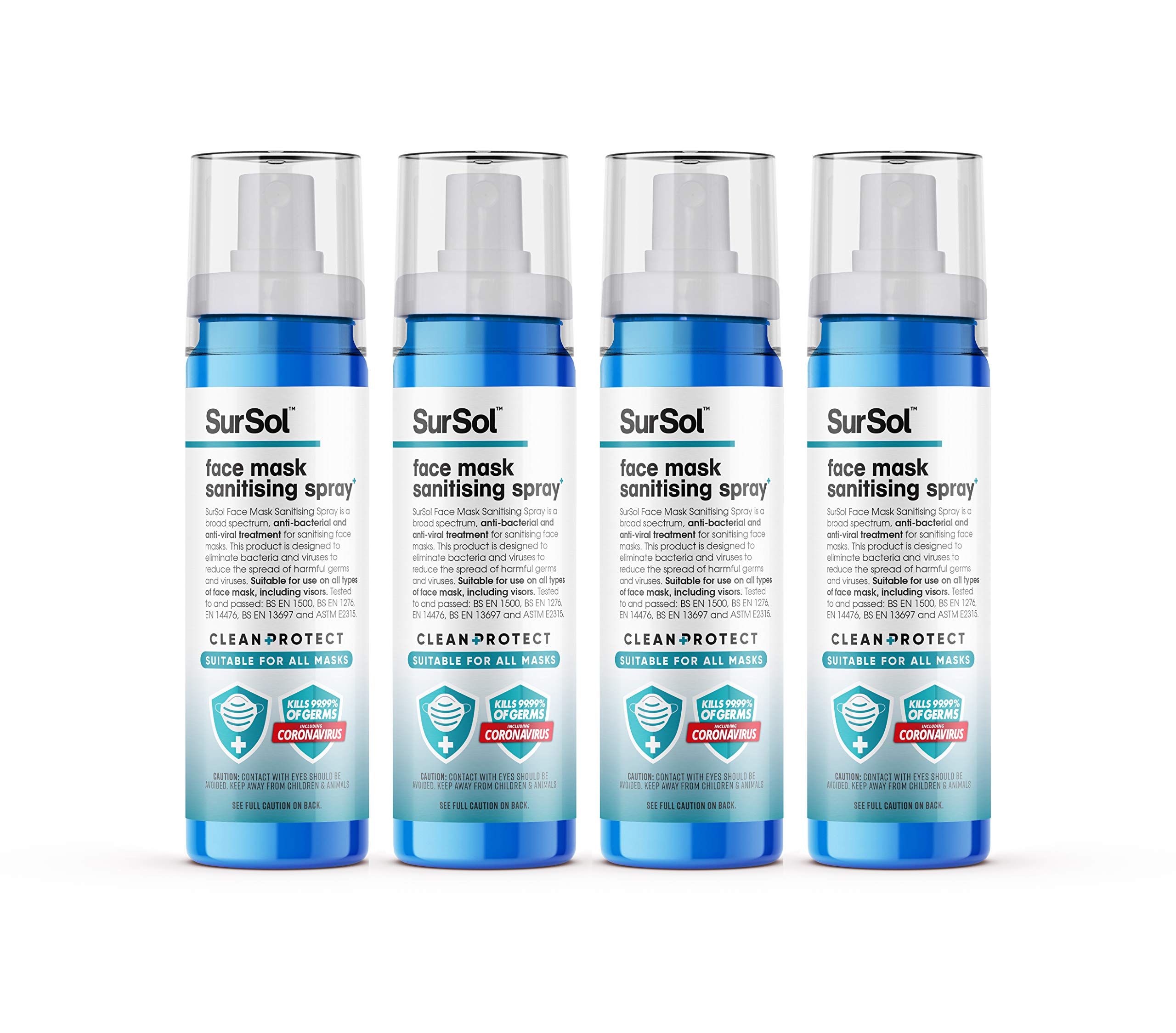 SurSol Alcohol Free Hand Sanitiser (4 x 75ml)