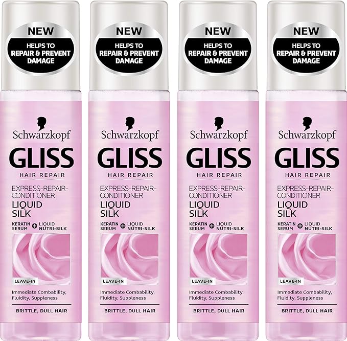 Schwarzkopf Gliss Liquid Silk Gloss ExpressRepair Conditioner 200Ml