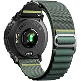 Alpine Loop Nylon Watch Band Compatible with Garmin Instinct/Instinct 2 Solar/Instinct 3 45mm AMOLED/MIP, Quick-Drying Fabric Band for Garmin Instinct Solar/Tactical/Esports/Tide/Instinct E 45mm
