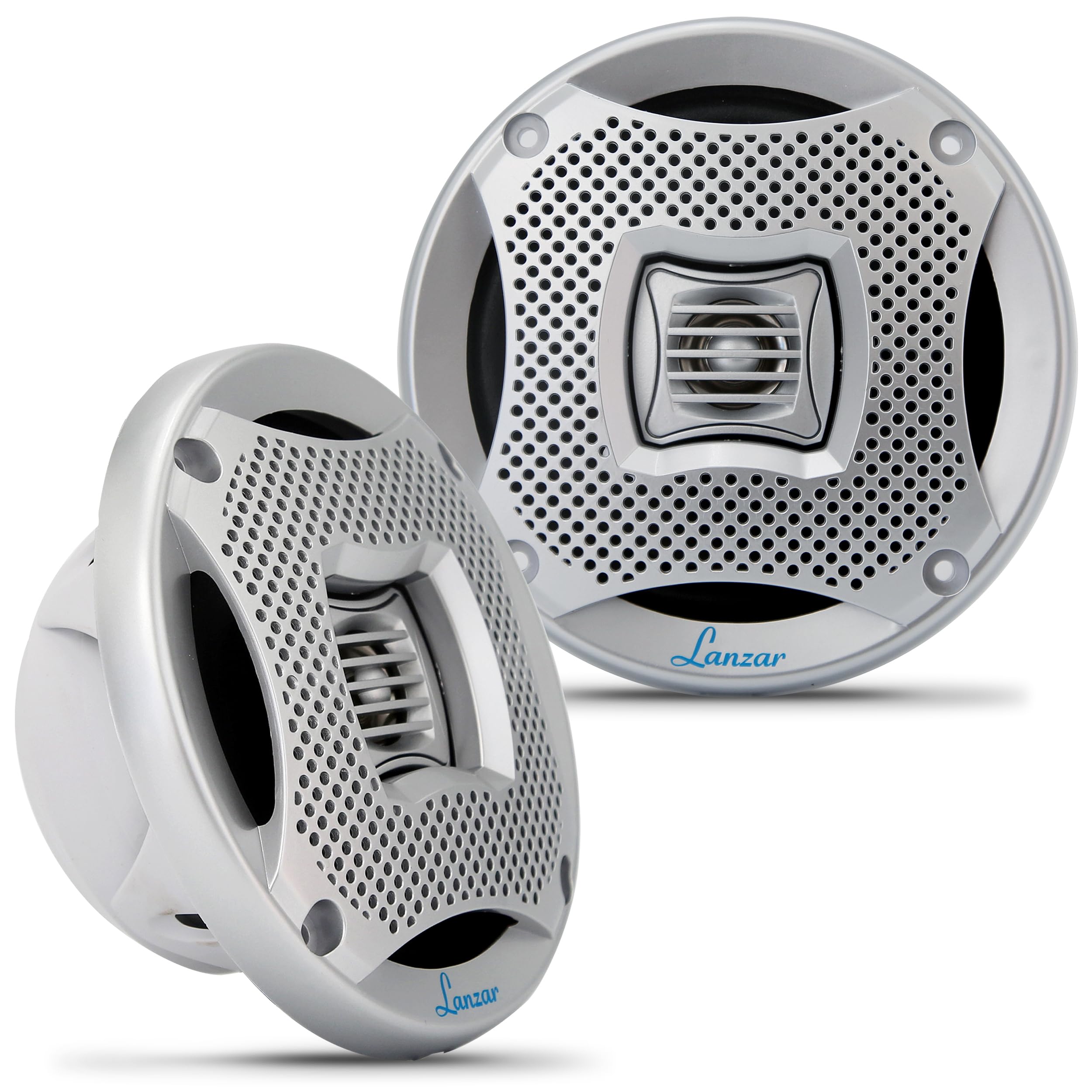Lanzar 400W 5.25 inch 2-Way Marine Speakers - Silver