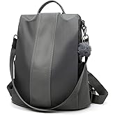PINCNEL Women Backpack Purse Waterproof Nylon Anti-theft Rucksack Lightweight Shoulder Bag