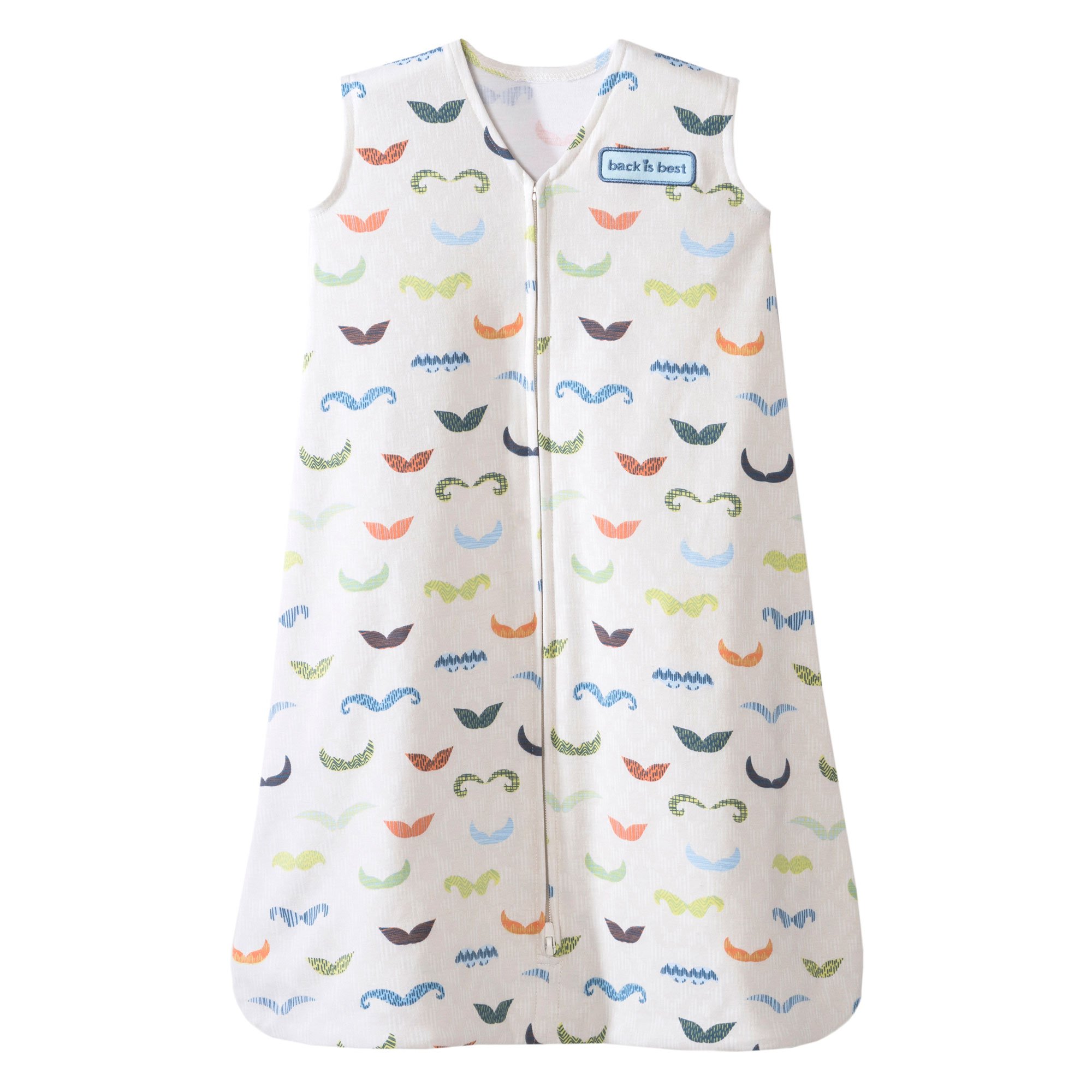 HALO SleepSack 100 Cotton Wearable Blanket, Blue Outer