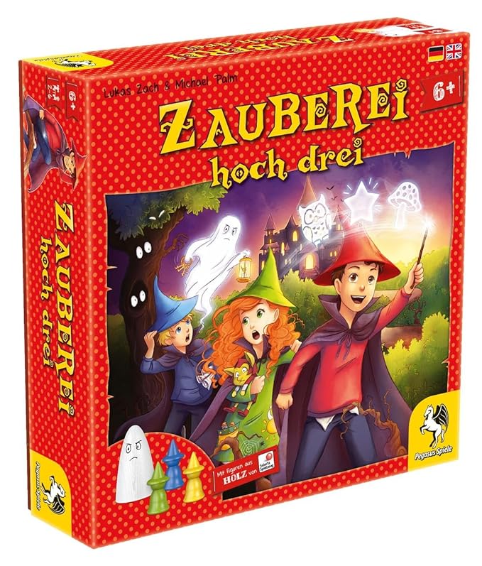 Pegasus Spiele 66013G - Zauberei hoch drei