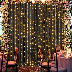 6 Panels Black Backdrop Curtain for Parties Black