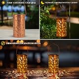 TickTime Dragonfly Solar Lantern Garden Light Copper Outdoor 3.9in view 5