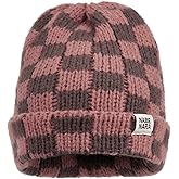 Clakllie Checkered Beanie for Women Men Slouchy Beanies Warm Knitted Hats Winter Skiing Hats Daily Cuffed Watch Skullcap
