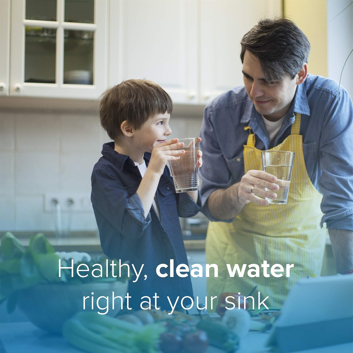 Brondell Circle Reverse Osmosis System, Under Sink, Black – 4 Stage RO Water Designer Chrome Faucet– Quick Change Filter, WQA Gold Seal-Certified - - 