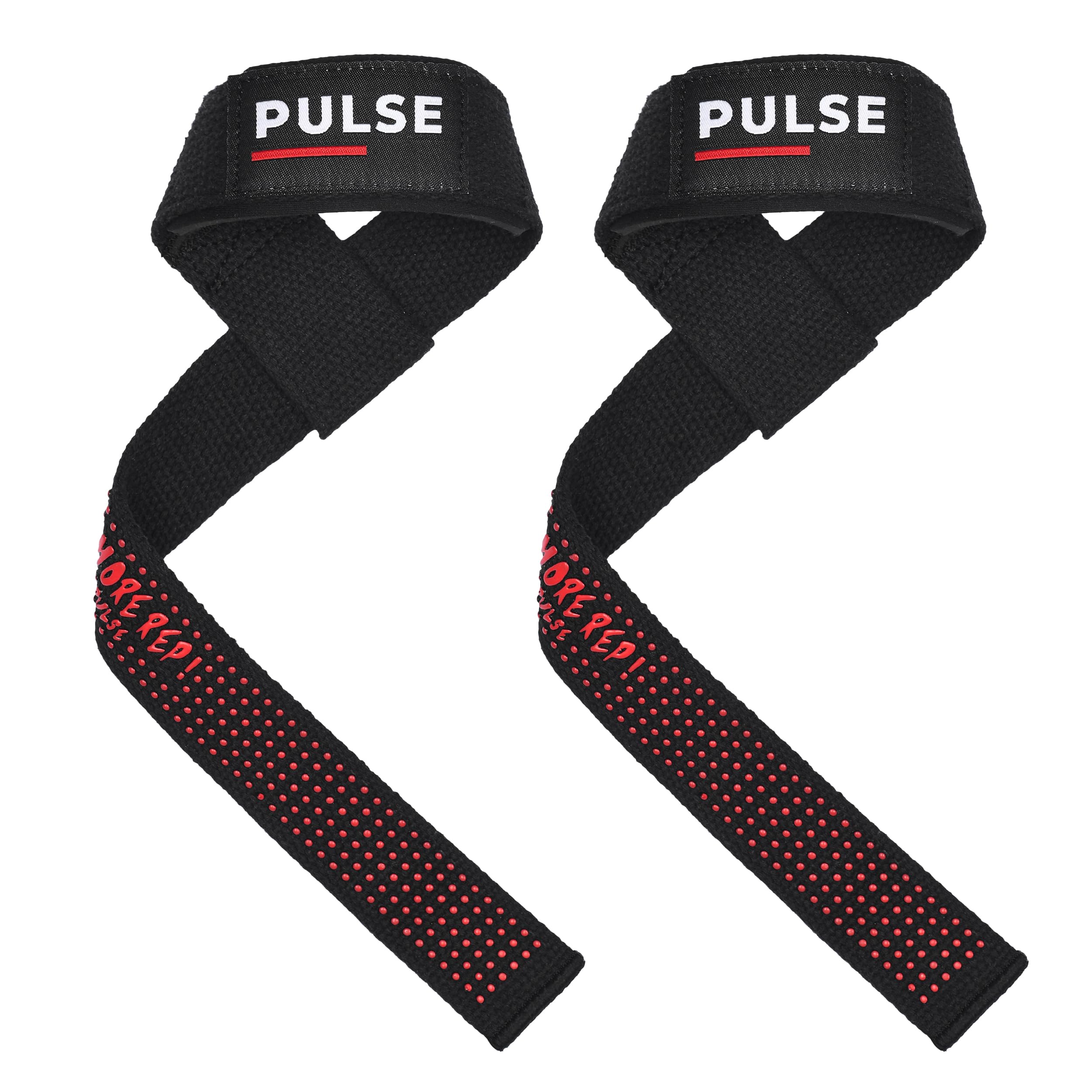 Weight Lifting Straps with Non-Slip Silicon Grip - 21 Inch, 4mm Thick Padding - Ideal Wrist Straps for Powerlifting, Deadlifting, and Gym Workouts (Black Modern Lifting Straps)