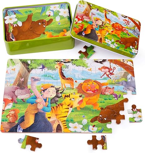 montessori wooden animals