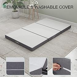 Novilla Folding Mattress Twin,4 Inch Memory Foam