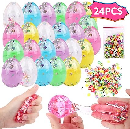 niños jugando con slime