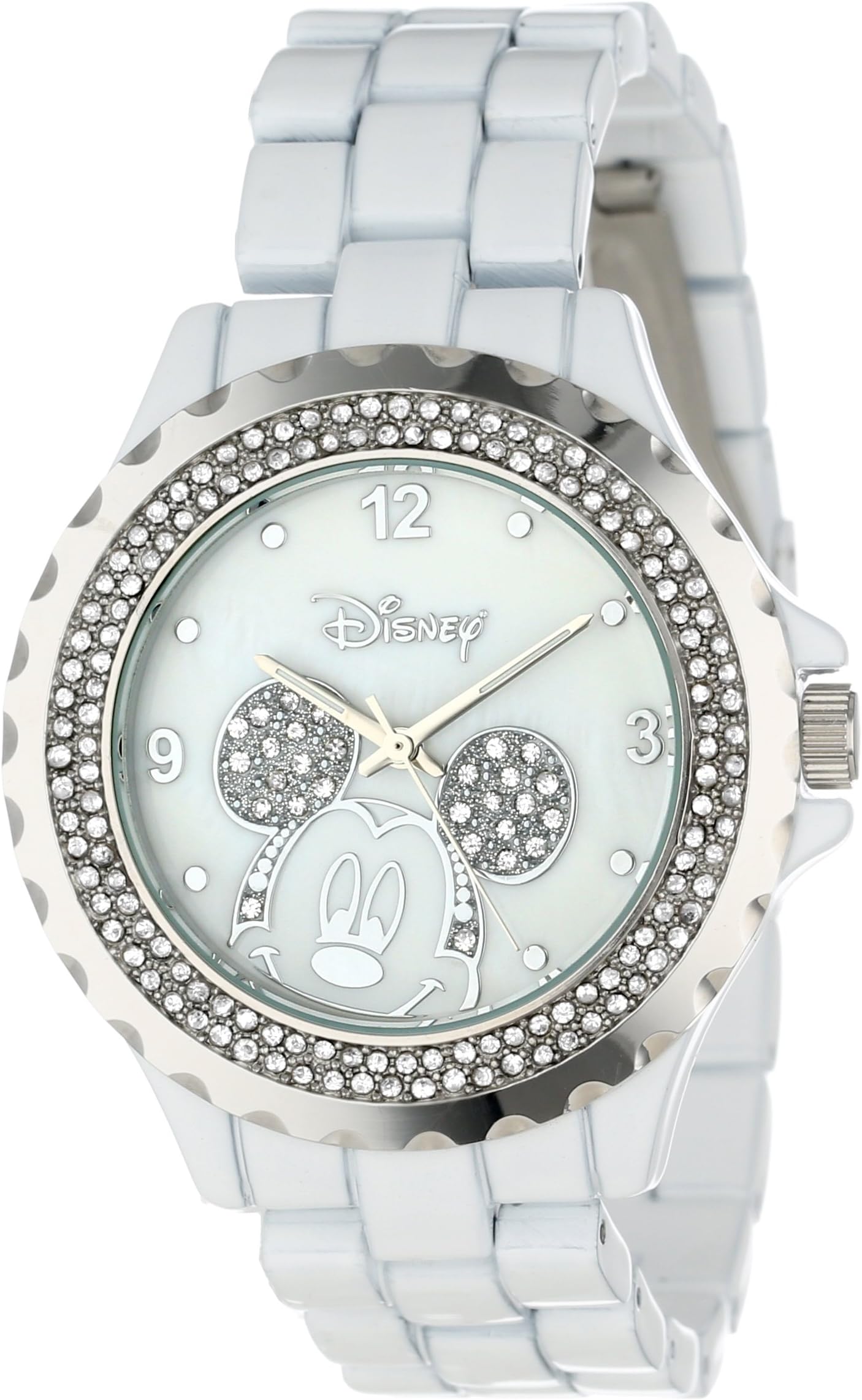 DisneyDisney Adult Enamel Sparkle Analog Quartz Bracelet Watch