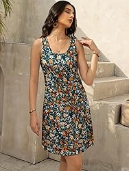 LUXVEER Womens Summer Hawaiian Dresses 2025 Floral