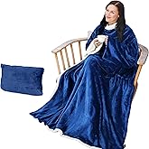 Catalonia Sherpa Wearable Blanket with Sleeves Arms