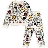Marvel Avengers Fleece Sweatshirt and Pants Outfit Set Toddler to Little Kid Sizes (2T - 7-8)