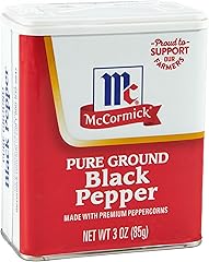 McCormick Pimienta negra pura molida, 3 onzas