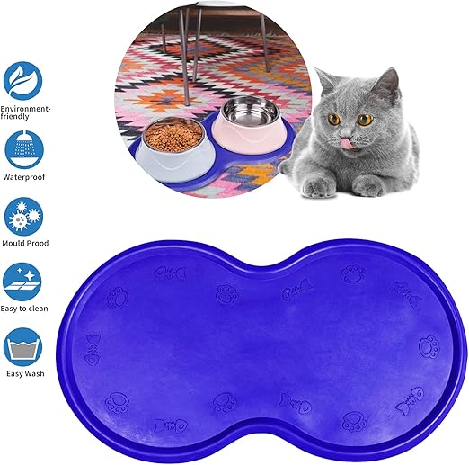 waterproof mat for dog water bowl