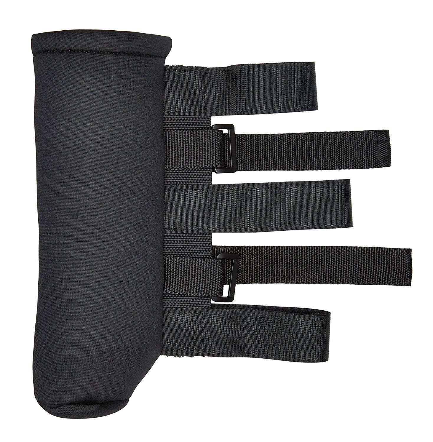 EAG Black Nylon Strap Roll Bar Fire Extinguisher Holder Velcro (7617 Jeep Wrangler YJ/TJ/JK 2.5