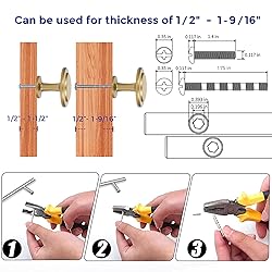 Ravinte 40 Pack 1-1/4 inch Kitchen Cabinet Knobs