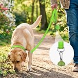 Joytale Padded Handle Dog Lead 1.2m 2.5cm Green Reflective Double-Sided Nylon view 2
