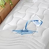 Bedsure Twin XL Mattress Protector Waterproof - Extra Long Twin Waterproof Mattress Topper Pad for College Dorm Essentials, N