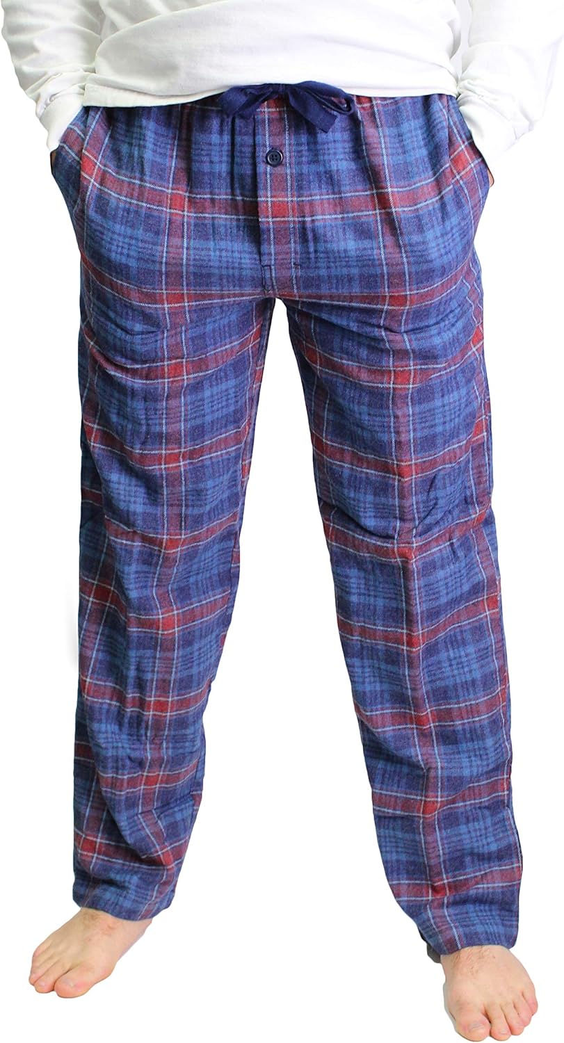 Fruit of the Loom Men's Yarndye Woven Flannel Pajama Pant Bottom