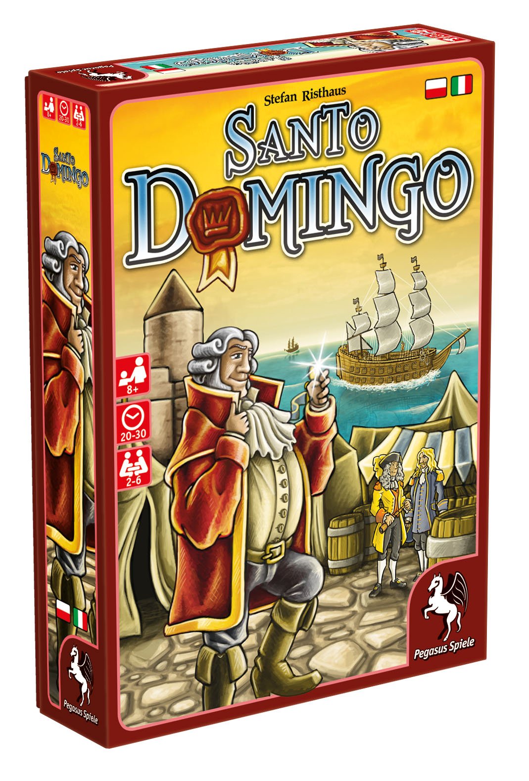 Pegasus Spiele 18145PLIT - Santo Domingo (Polish/Italian Edition)