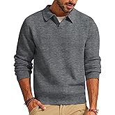 PJ PAUL JONES Mens Sweater V Neck Pullover Sweater Long Sleeve Cable Knit Textured Sweater