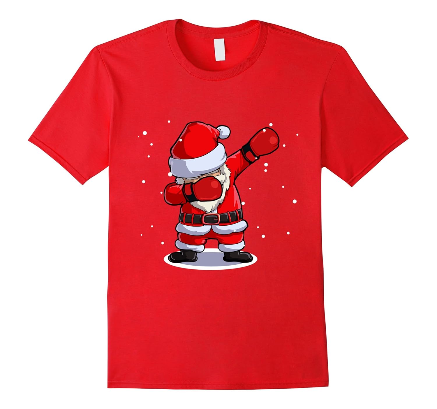 Dabbing Santa Claus Boxing T-Shirt - Funny Christmas Dab Tee-ANZ