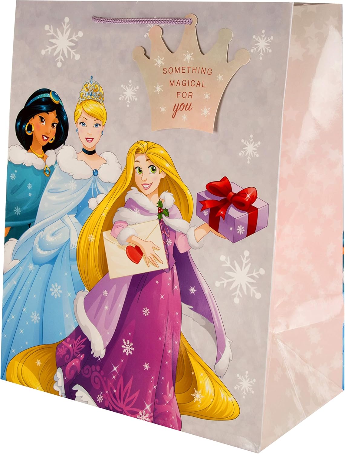 Medium Christmas Gift Bag from Hallmark Disney Princess Design