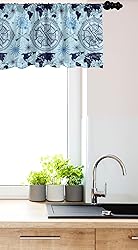 Ambesonne Compass Window Valance, World Map Pattern