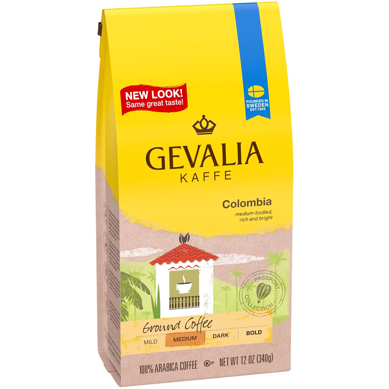 Gevalia kaffe colombia medium ground coffee (043000043011)