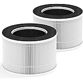 Mbetter AP-H400 Replacement Filters Compatible with Homedics 2-in-1 Cool Mist Humidifier & Air Puri-fier, Premium Air Purification Filter & Activated Carbon Filter, 2 Pack