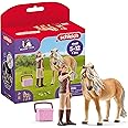 Schleich Horse Club, Horse Toy Sets for Girls and Boys, Icelandic Pony Toy with Doll and Grooming Accessories, Ages 5+