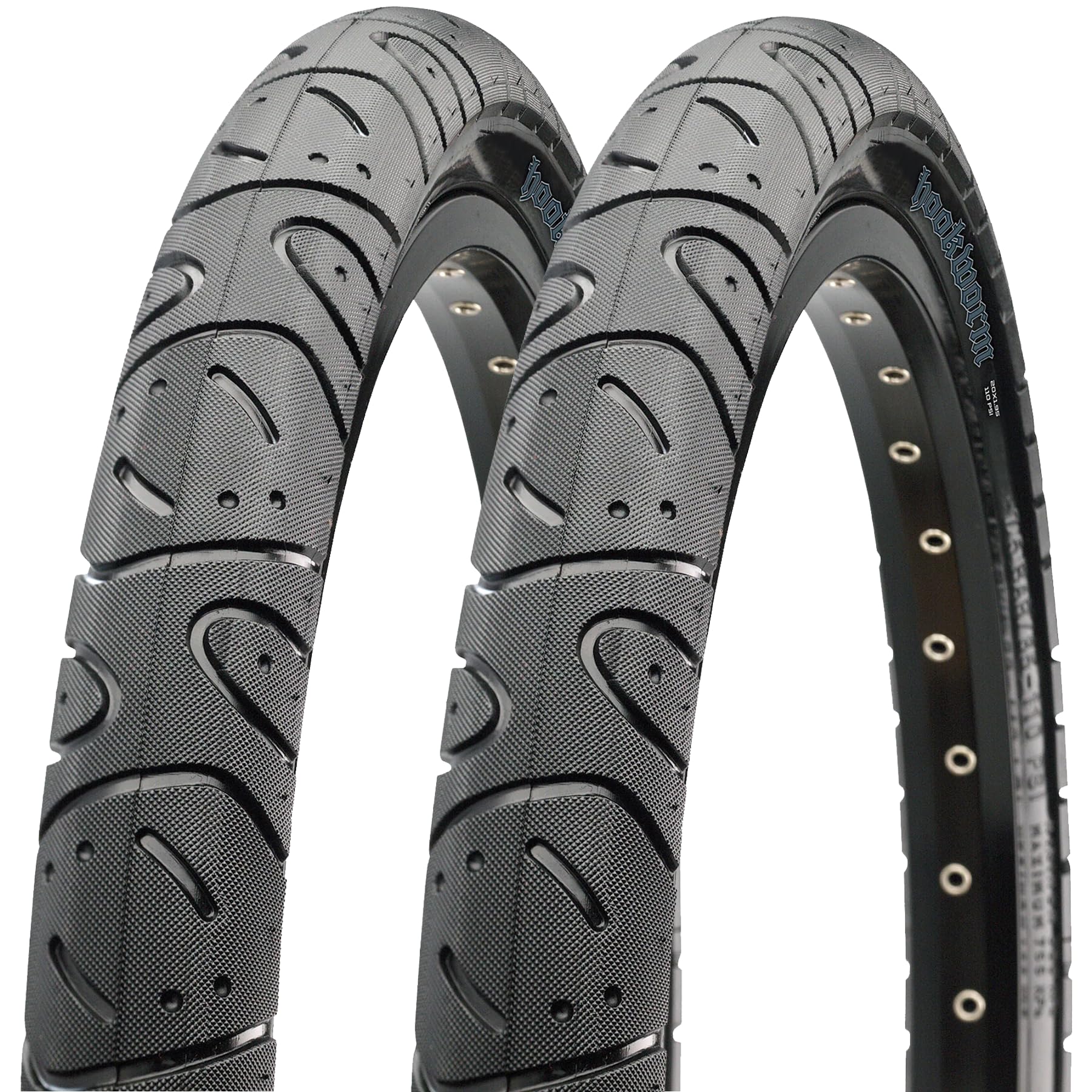 MAXXIS Hookworm - Wire Bead - Single Compound - 24, 27.5, 29 - Ultra-Durable BMX and Trail Tire, Size 26x2.50, 2 Pack Image