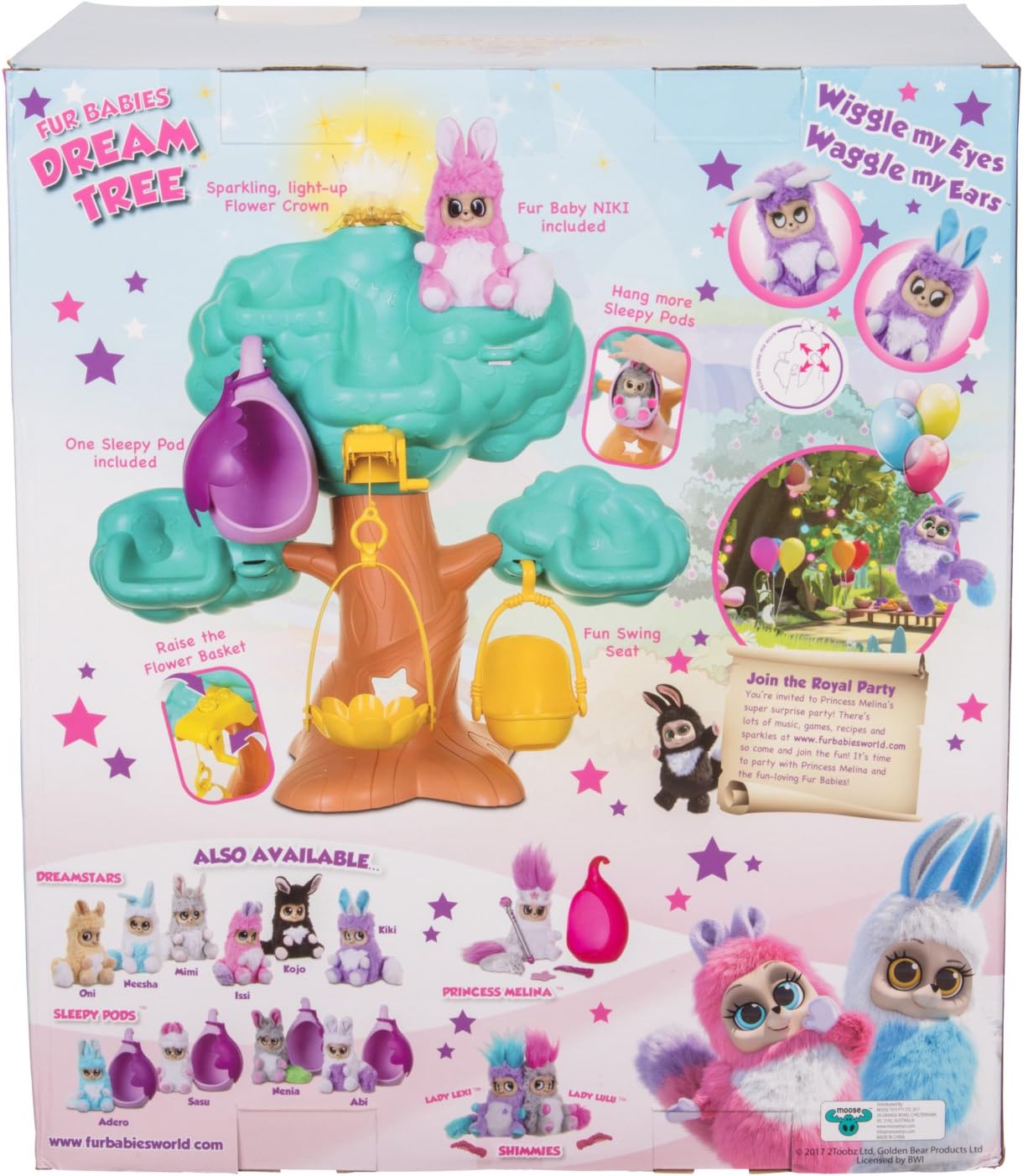fur babies world dream tree playset