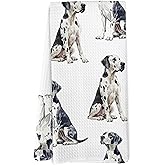 Yorhifa Great Dane Dog Kitchen Dish Towels, Great Dane Gifts for Women Hand Towels for Bathroom Kitchen Decor, Dog Lovers Mom Owner Gifts for Women, 16x24 Inches