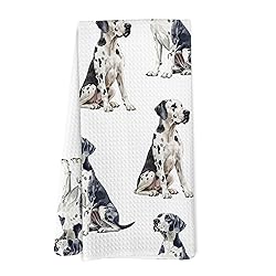 Yorhifa Great Dane Dog Kitchen Dish Towels, Great