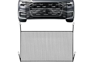 Car Grill Net, Protective Grille Mesh Sheet for Universal Vehicle Fit, Guards Radiator, and Engine from Stones and Leaves, Id