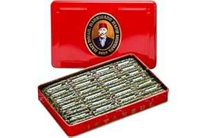 Hafiz Mustafa 1864 Istanbul Baklava Pastry Box - Baked Baklava Dessert Snacks Made from Fresh Phyllo Dough Sheets, Pistachio, Hazelnut, Walnut - Turkish Sweets Tray Gift Ideas for Birthday, Christmas