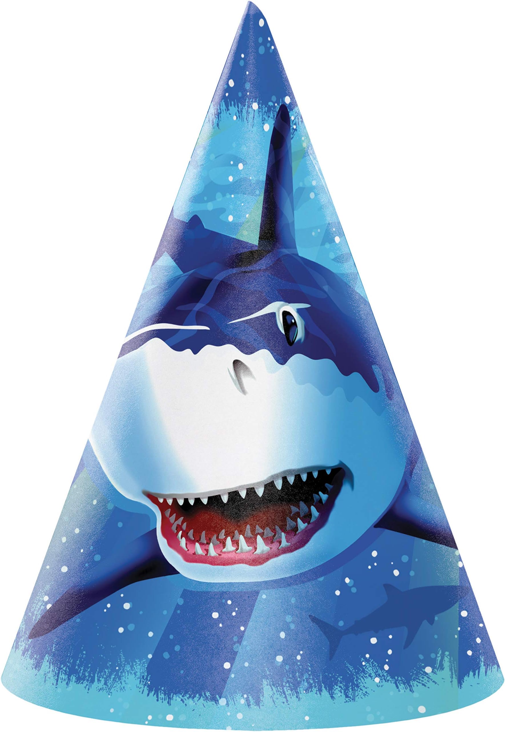 Shark Splash Party Hats, 24 ct