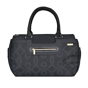 JJ Cole Parker Diaper Bag (Black and Gold) 