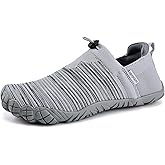 WateLves Water Shoes Womens Mens - Comfortable Lightweight Striped Pattern Barefoot Shoes for Beach Swim Pool Yoga Boating Water Aerobics
