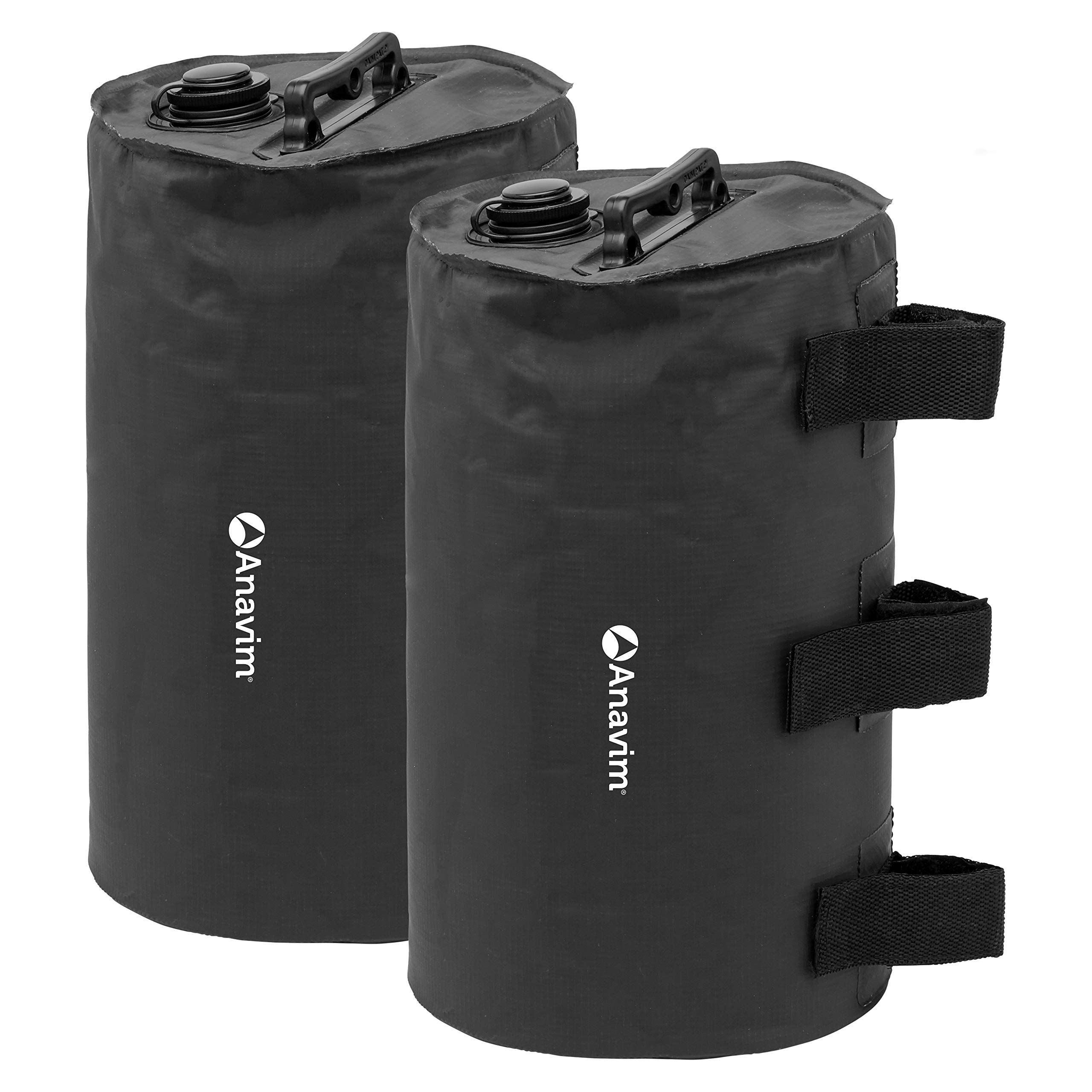 Photo 1 of ***MISSING ONE*** Anavim Canopy Water Weights Bag, Leg Weights for Pop up Canopy 2pcs-Pack Black